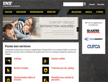 Tablet Screenshot of isofortier.com